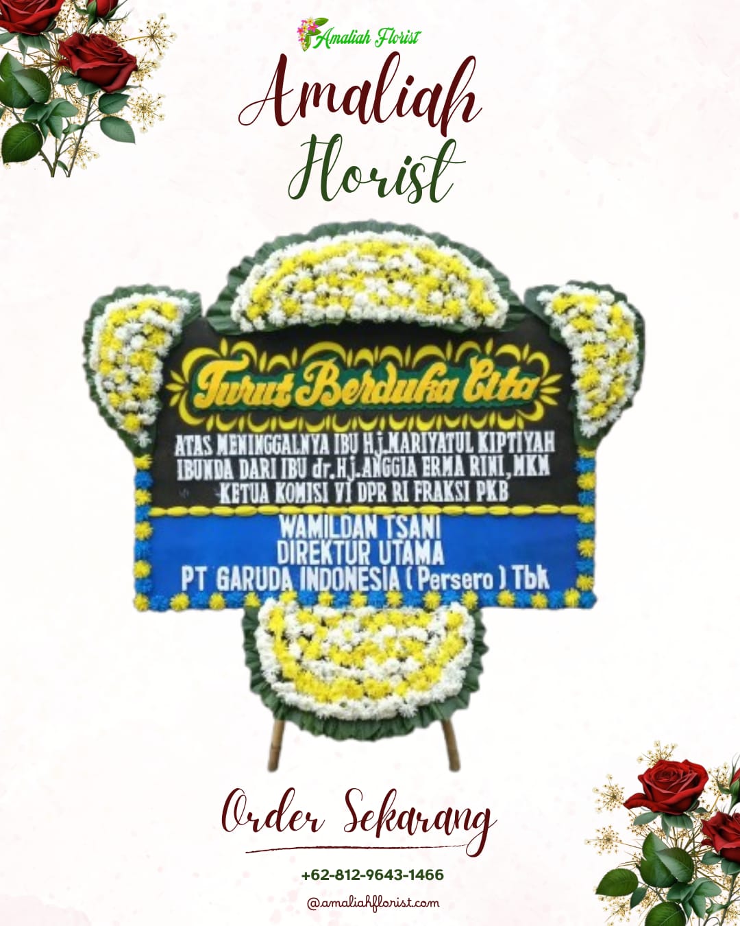 Papan Bunga Duka Bekasi terdekat
